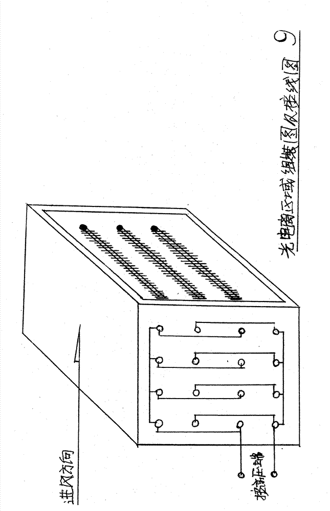 Photoionization air-circulation sterilizing deodorizing purifier