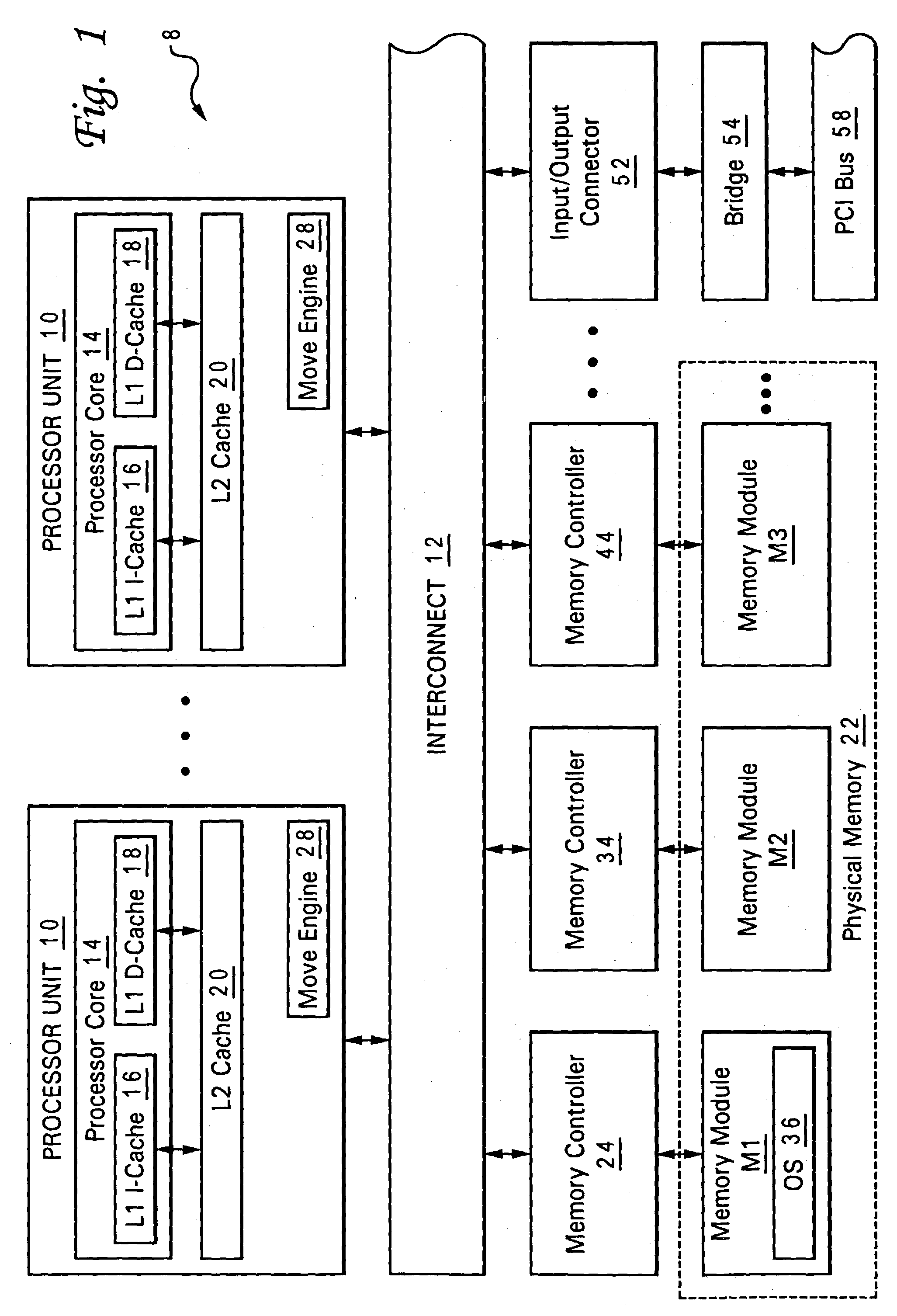 Method and system of managing virtualized physical memory in a data processing system