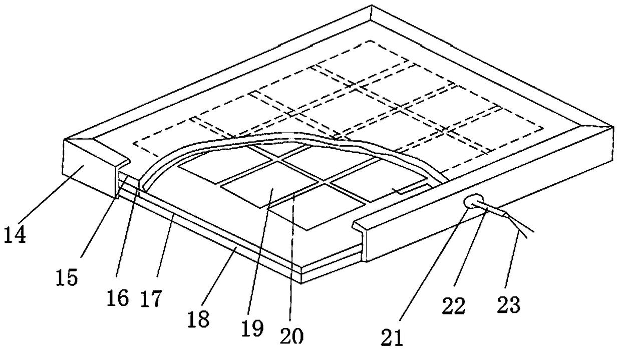 Automobile storage battery solar charging system