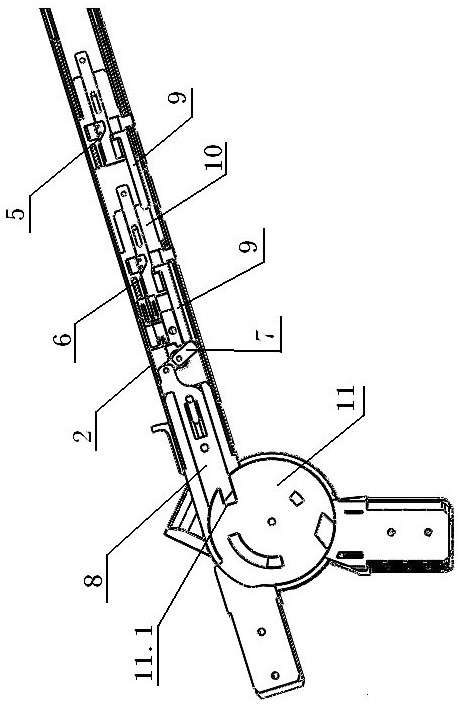 Impact reverse retraction folding unlocking mechanism of stroller