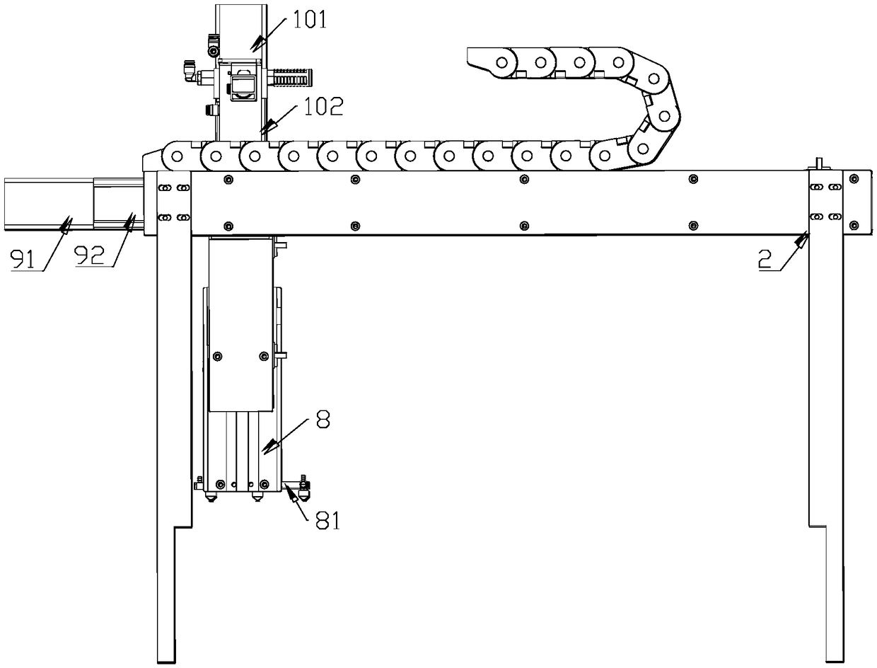 A feeding and discharging machine for semiconductor packaging