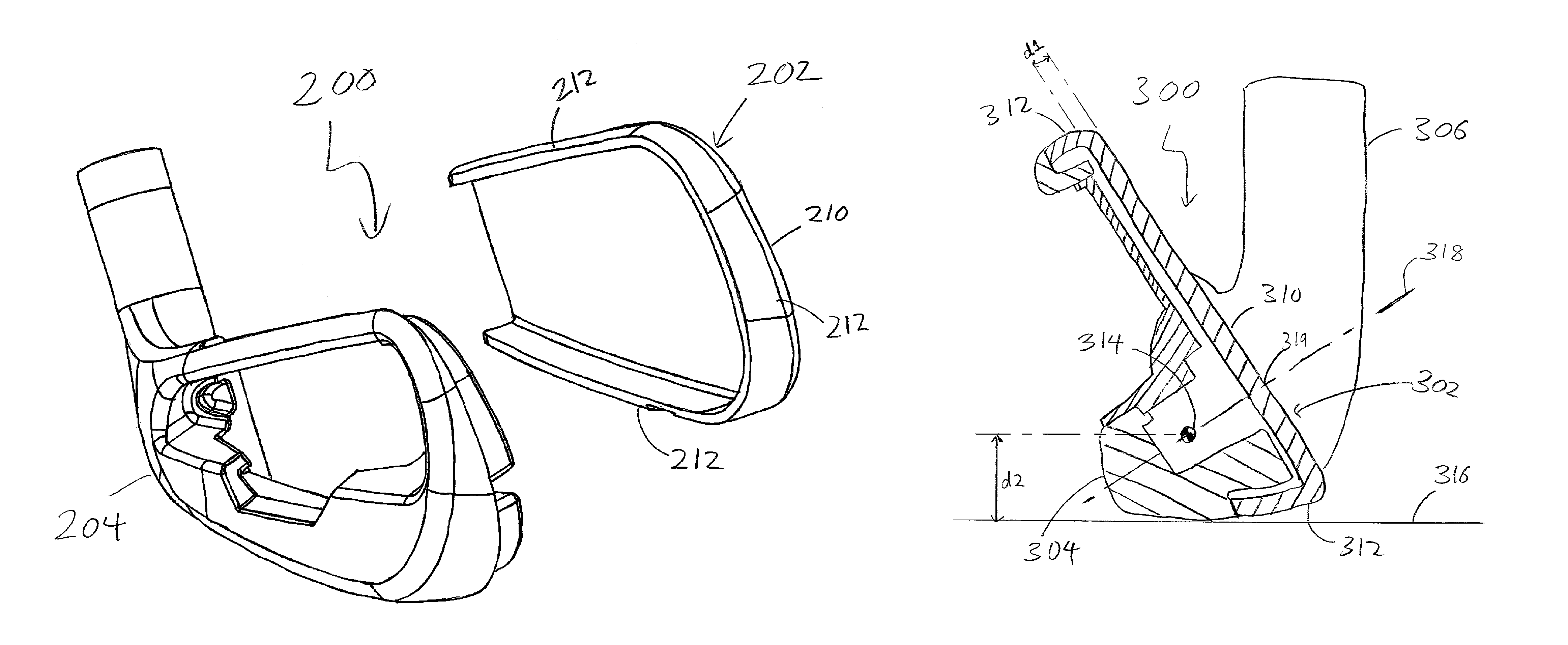 Iron golf club head with improved performance