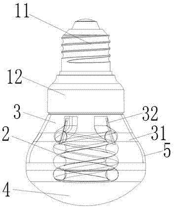 Energy saving lamp bulb