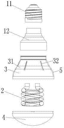 Energy saving lamp bulb