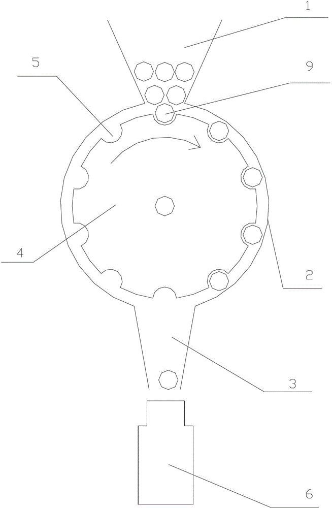 Hand-cranked type drug quantifying machine