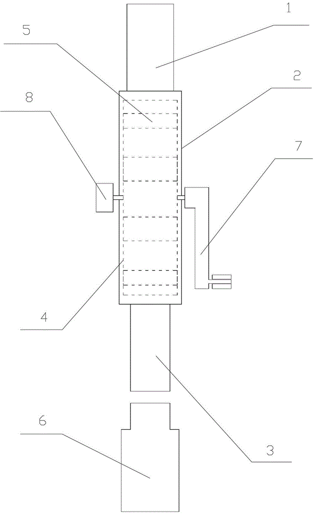 Hand-cranked type drug quantifying machine