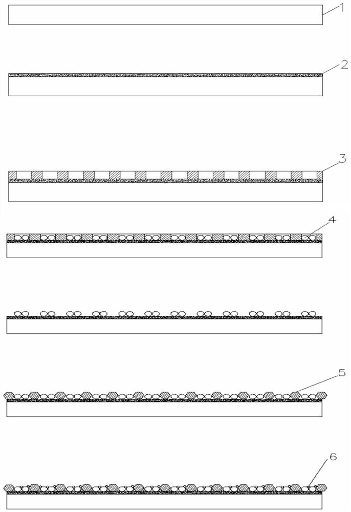 Special abrasive particle landform for steel grinding abrasive disk and diamond abrasive disk and preparation method of special abrasive particle landform