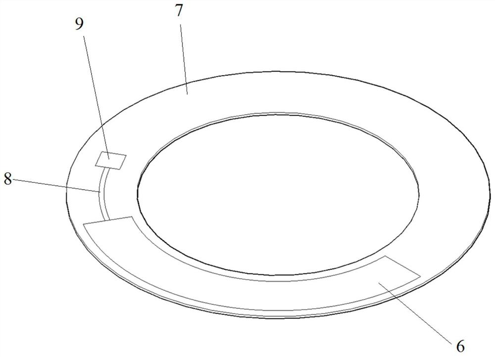 Passive wireless inclination monitoring device based on patch antenna