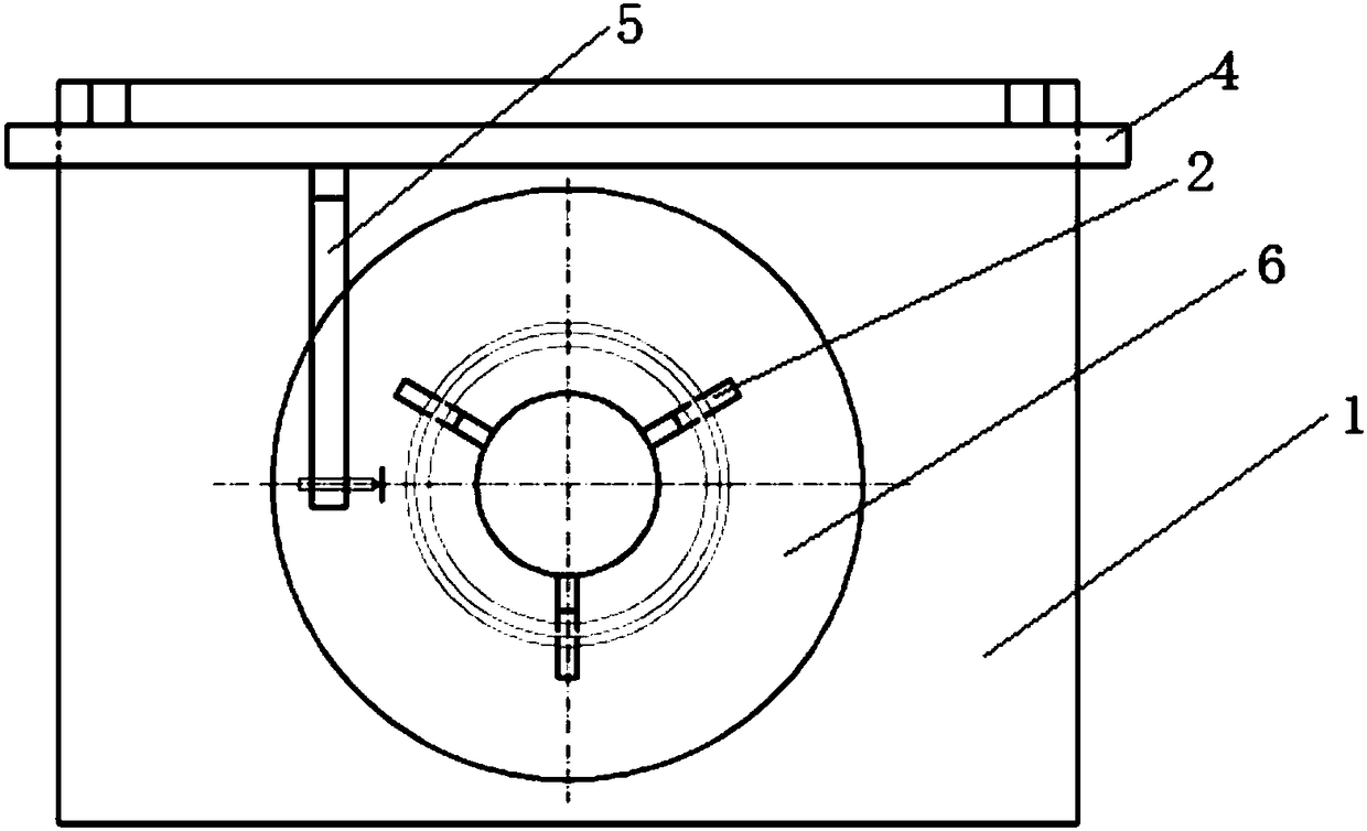 Automatic cleaning device for titanium alloy material welded joint and working method