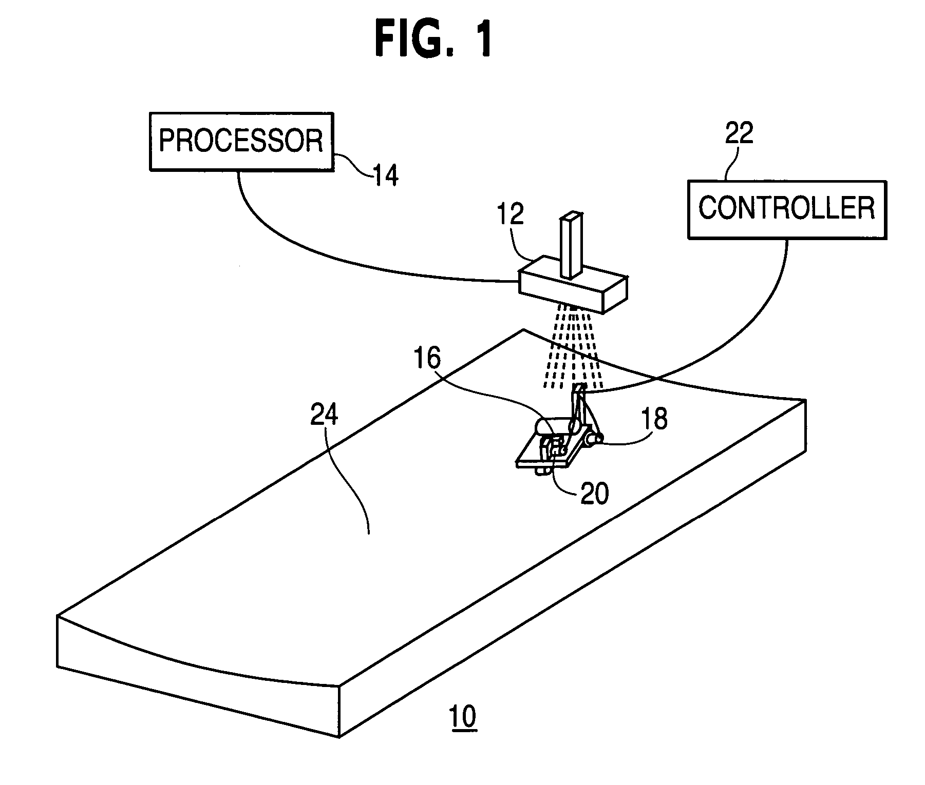 Optical laser guidance system apparatus and method