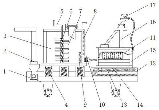 Agricultural anti-clogging farmland irrigation machine