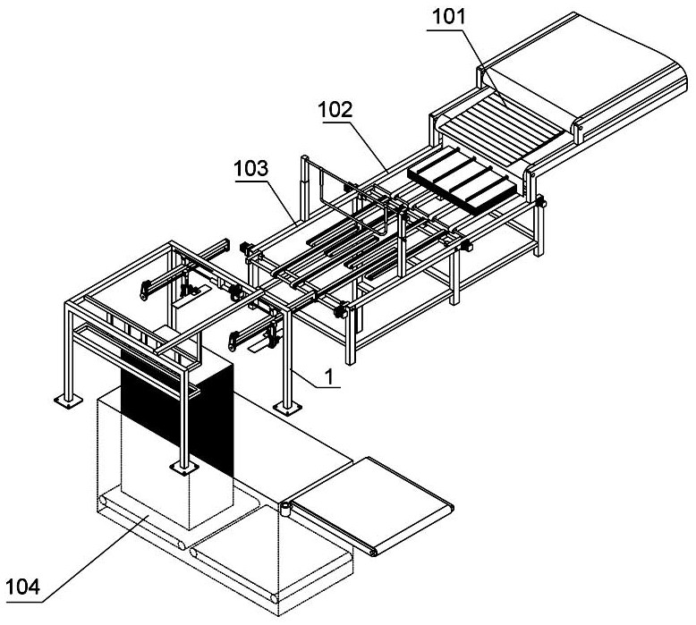 Static stacking robot and stacking method thereof