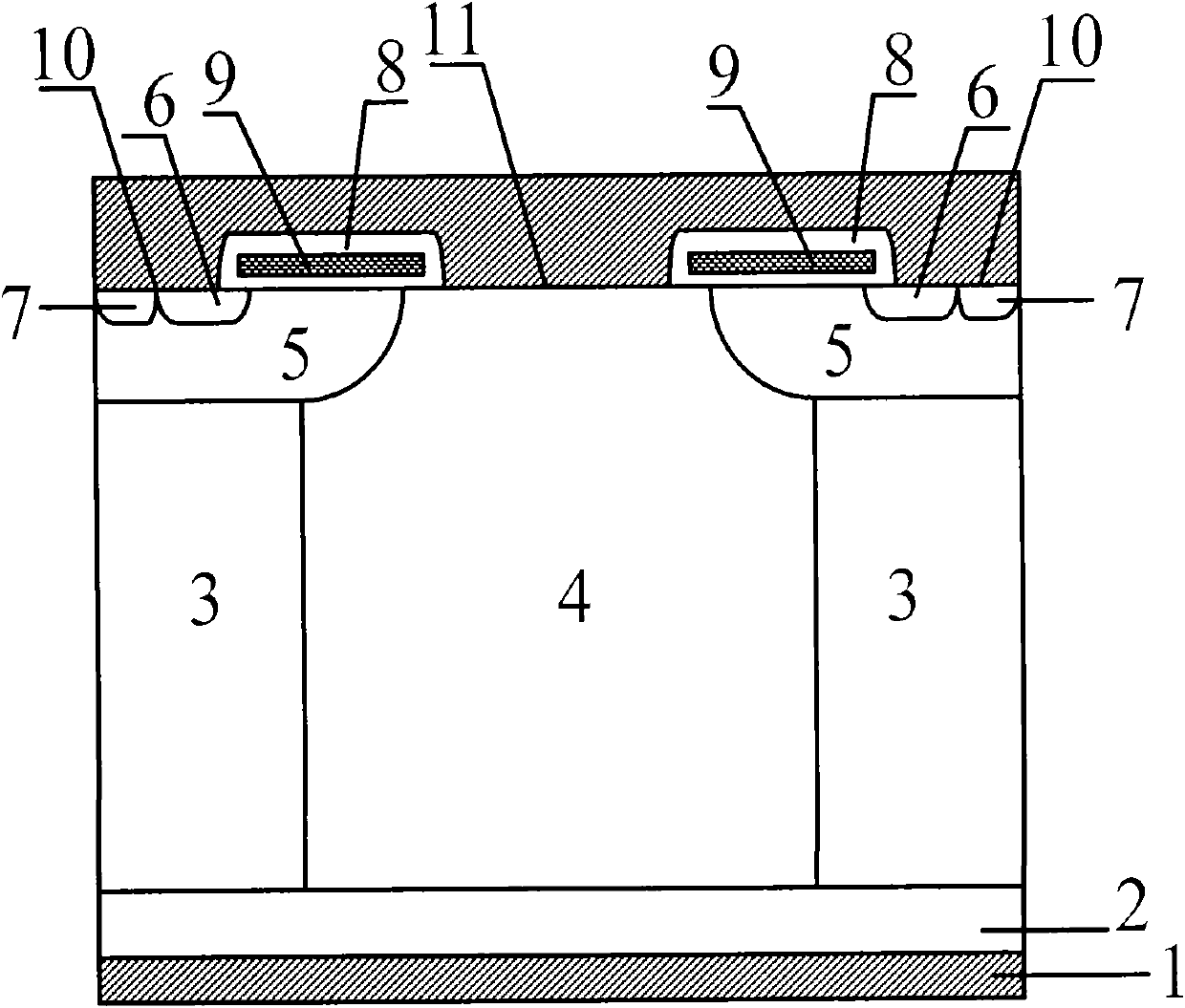 Super Junction VDMOS device