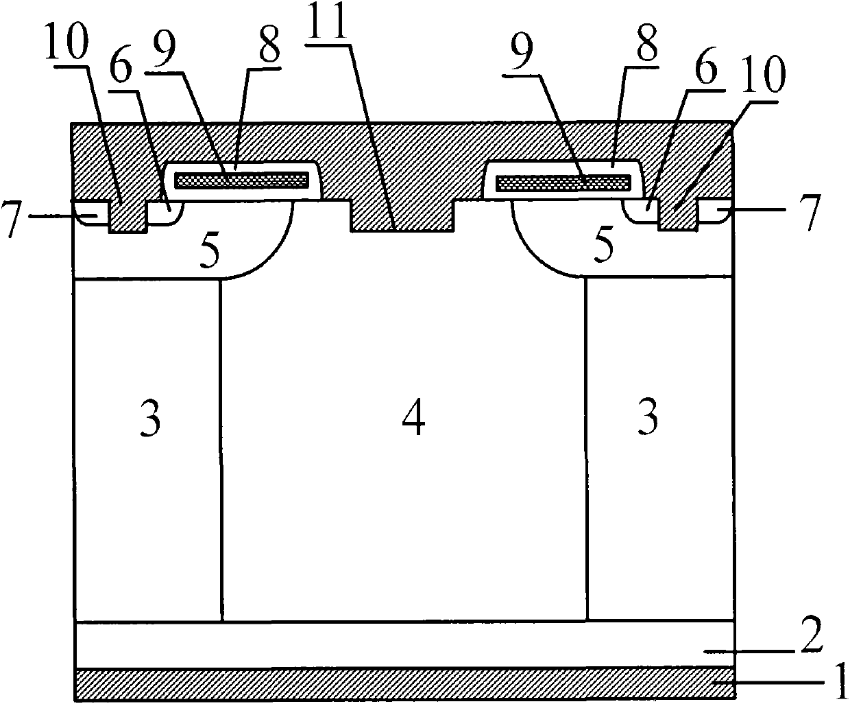 Super Junction VDMOS device