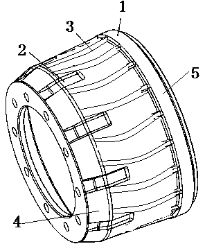 Car brake drum