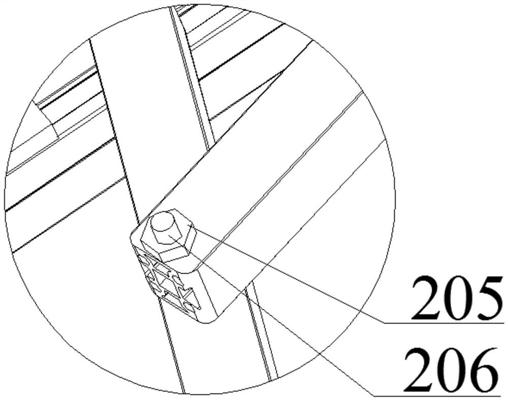 Foldable photovoltaic support