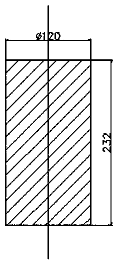 Precise extruding and forming method for long barrel-shaped component with base