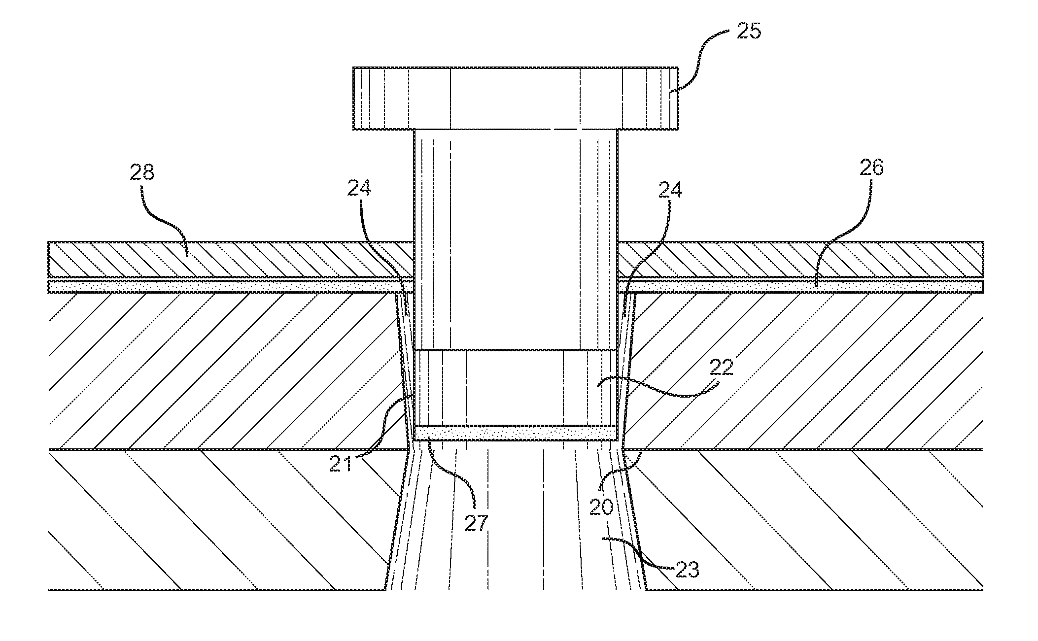 Stamping Slug Retention Recess and Method