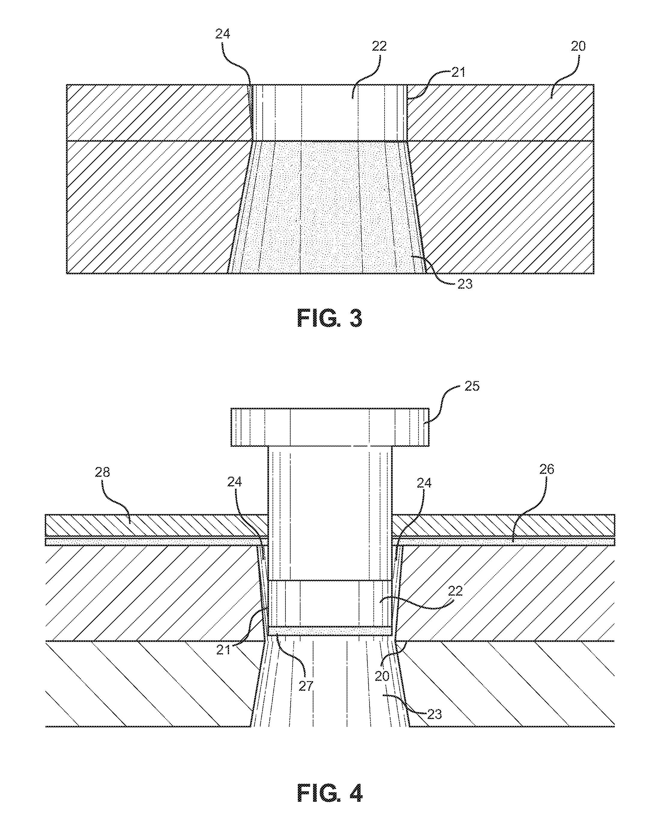 Stamping Slug Retention Recess and Method