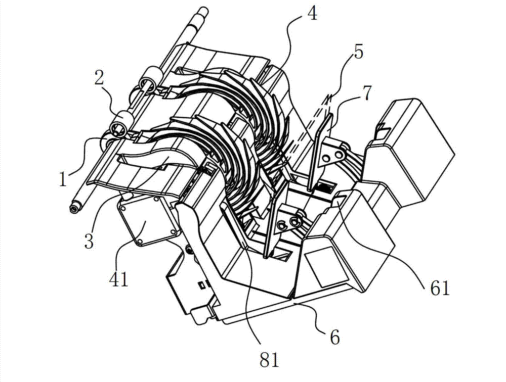 Bill stacking device