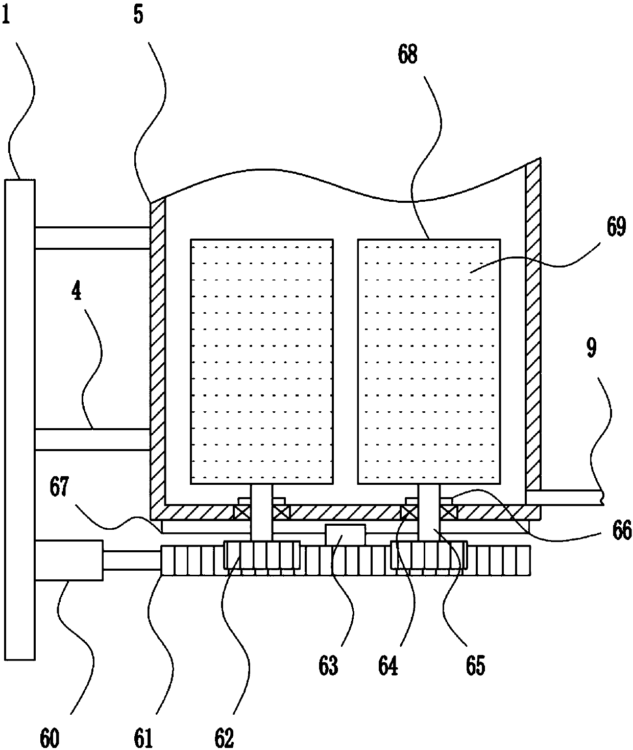 Rainwater recycling device