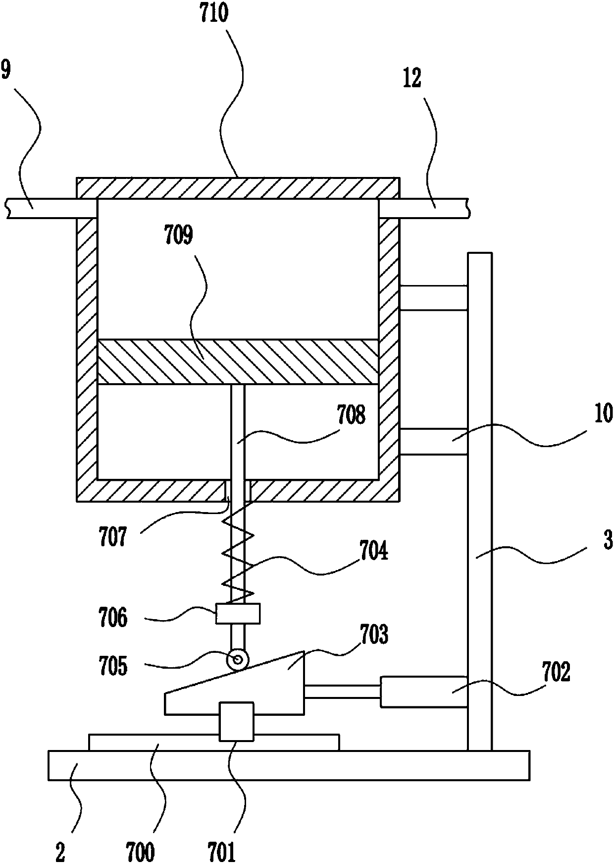 Rainwater recycling device