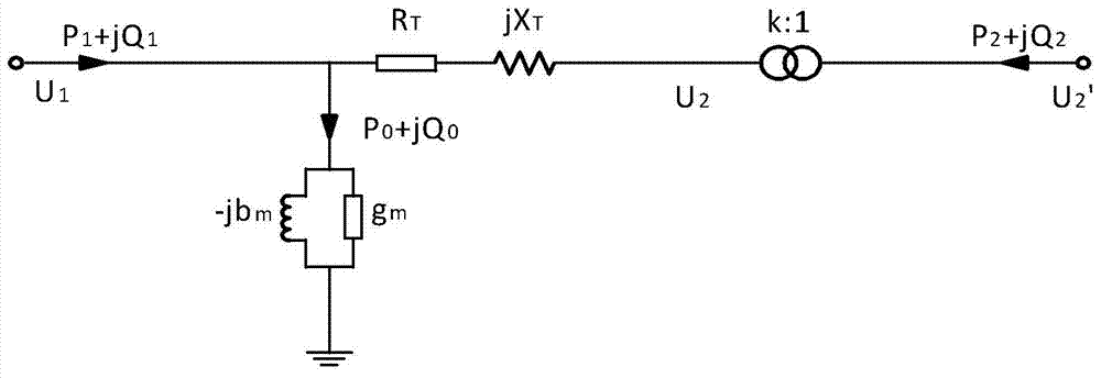 Method for calculating parameters of duplex winding power transformer