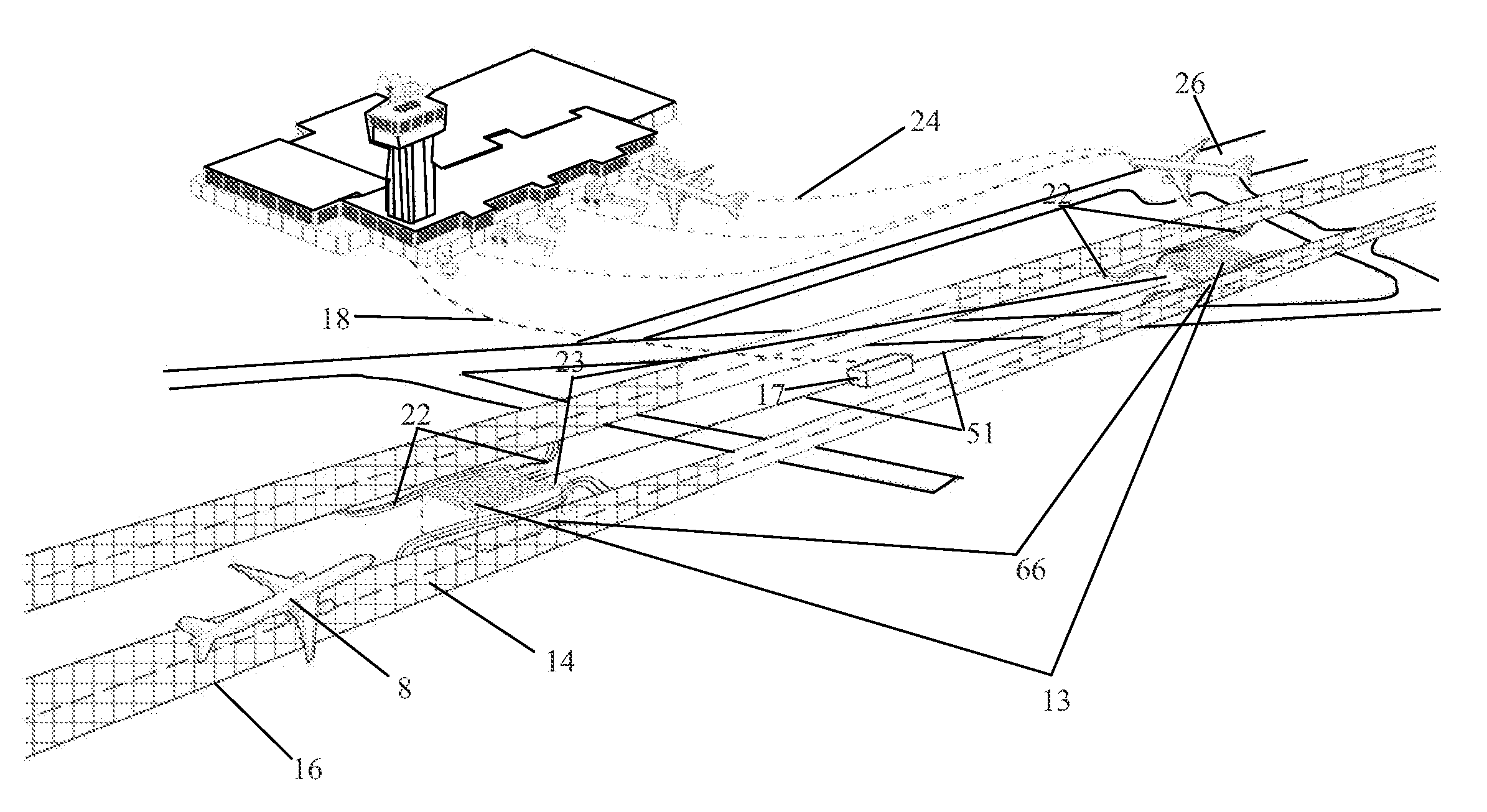 Aircraft kinetic landing energy conversion system