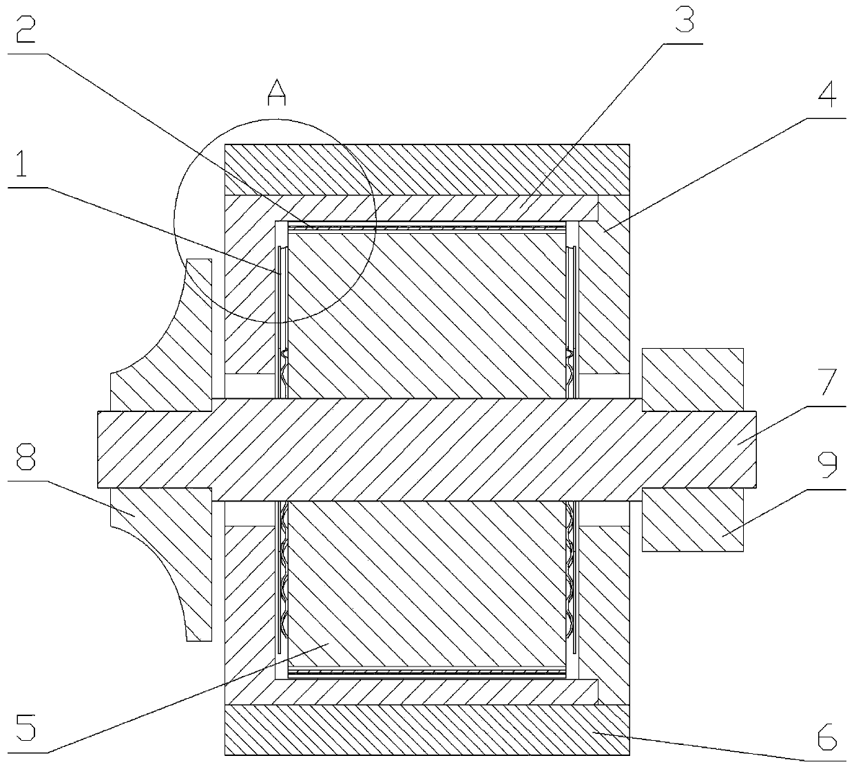 A car purification pump module supported by foil dynamic pressure air bearing