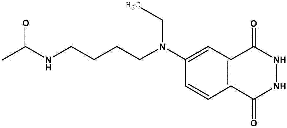 Isoluminol derivative and preparation method and application thereof