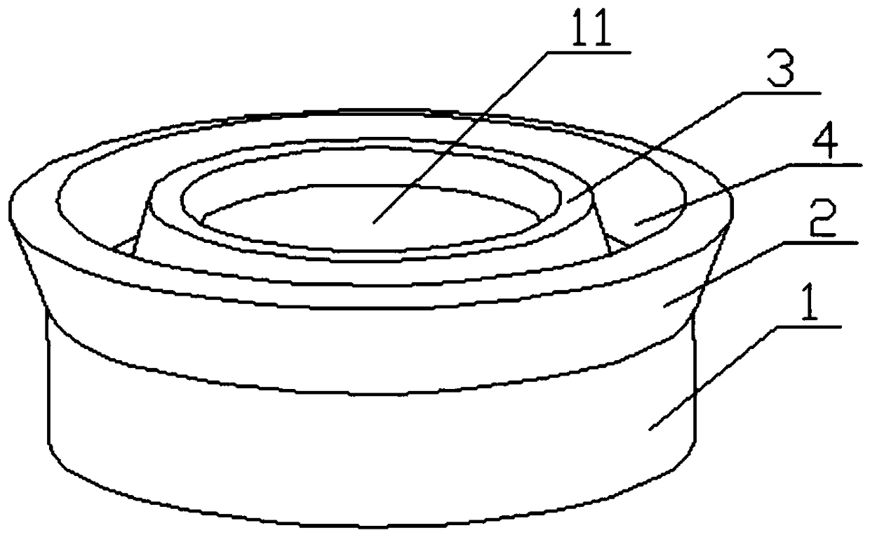 Automobile rubber sealing ring