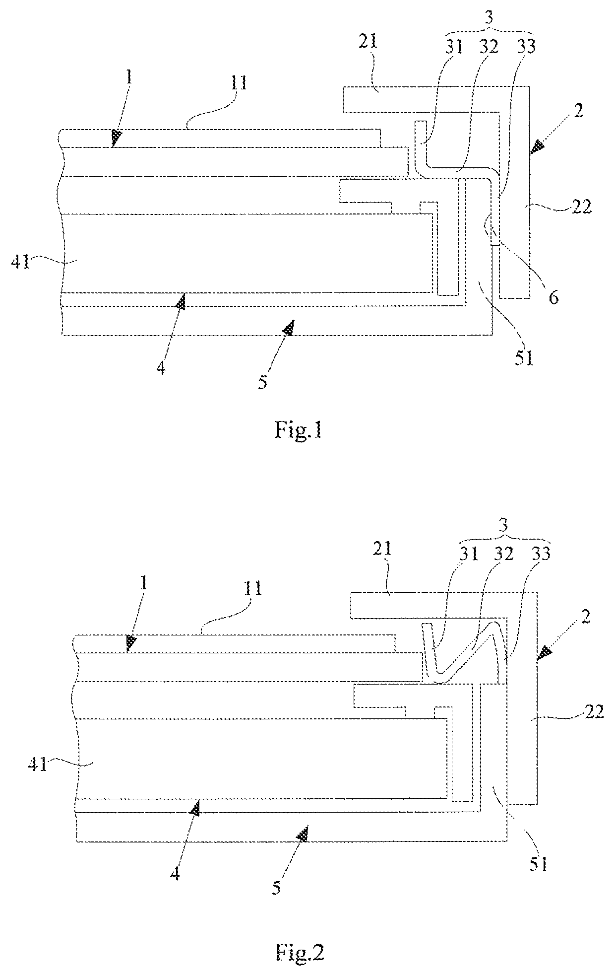 Display device housing and display device comprising the same