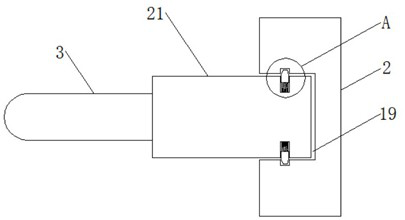 An angle-adjustable ultrasound-guided nerve block puncture positioning device