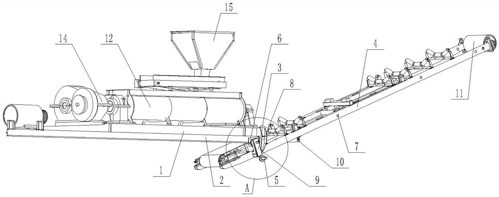 A soil remediation device that can precisely control the feeding efficiency