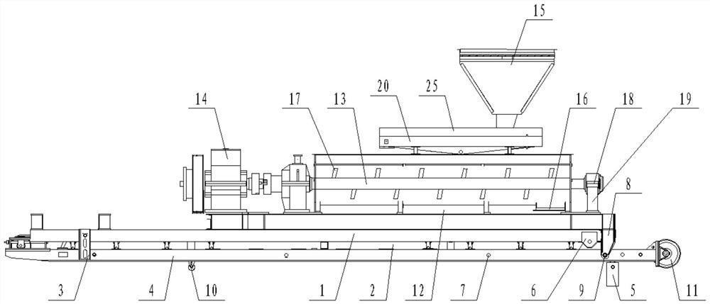 A soil remediation device that can precisely control the feeding efficiency