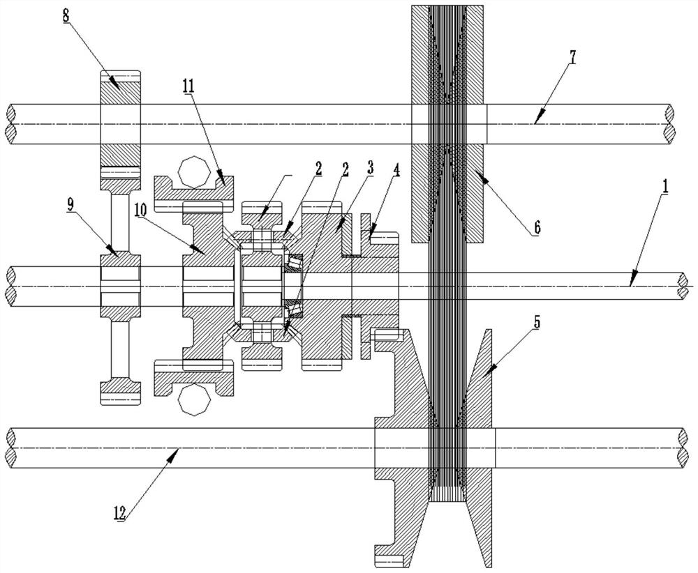 Stepless speed change servo planetary gear transmission capable of being broken and twisted