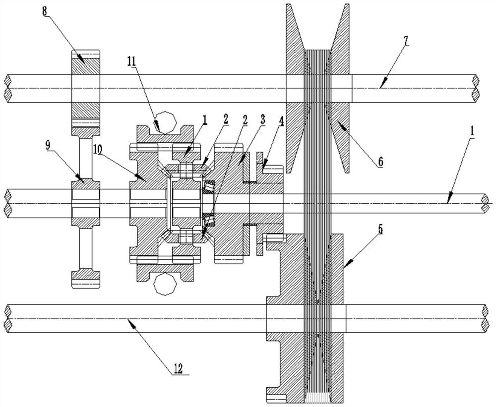 Stepless speed change servo planetary gear transmission capable of being broken and twisted