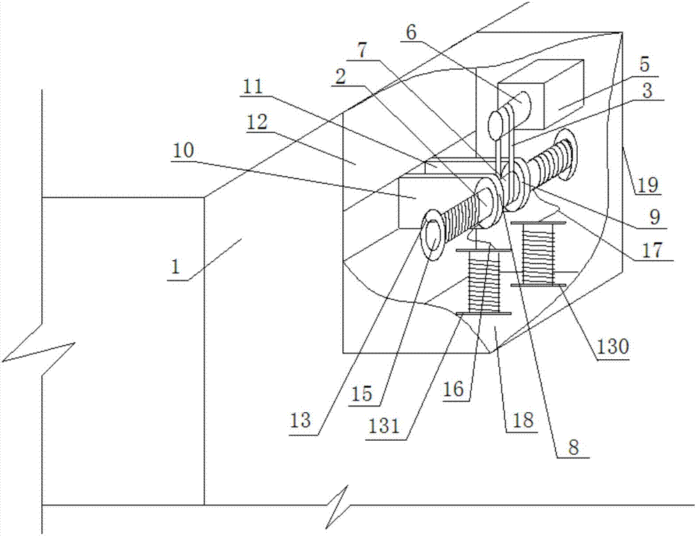 Rope release device having extinguishment rescue function