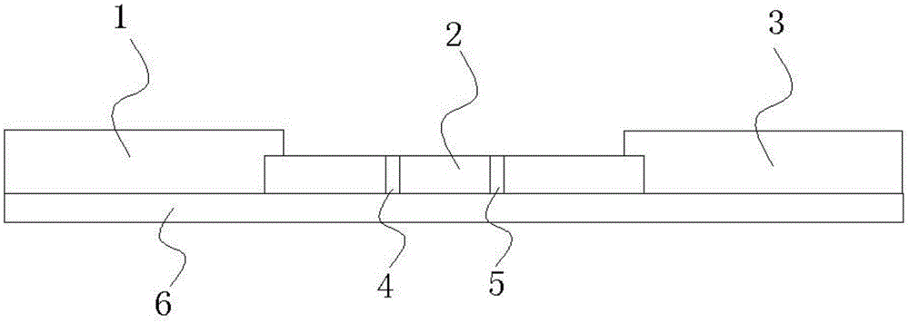 Immunochromatographic test paper for detecting human AIDS virus antibody and preparation method thereof