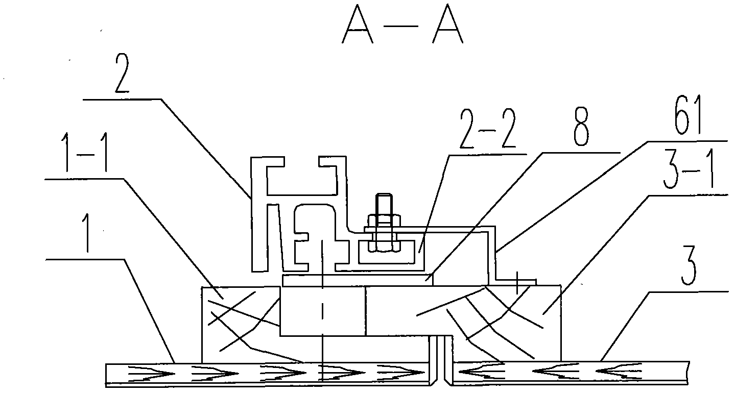 Method for installing modular flat top plate of railway passenger car