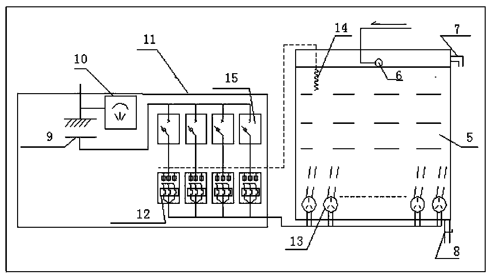 Solar heating bathing and winter heating system for temporarily-built facilities of worker living quarter