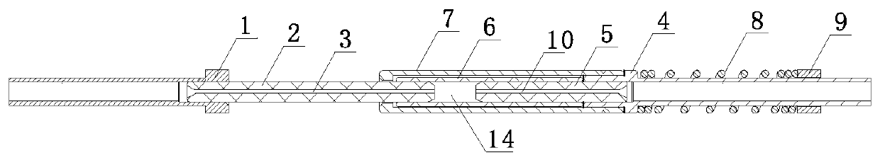 Optical fiber contact member and optical fiber connector using same