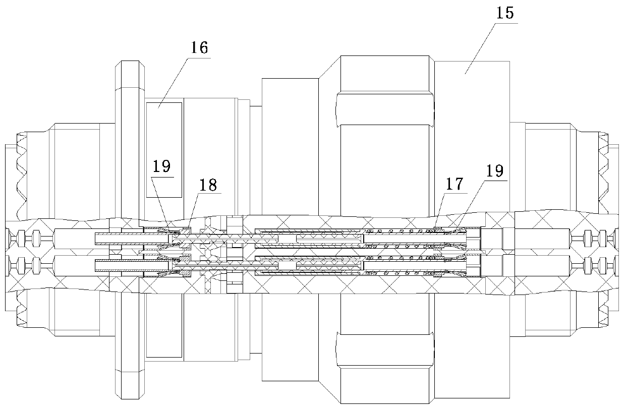 Optical fiber contact member and optical fiber connector using same