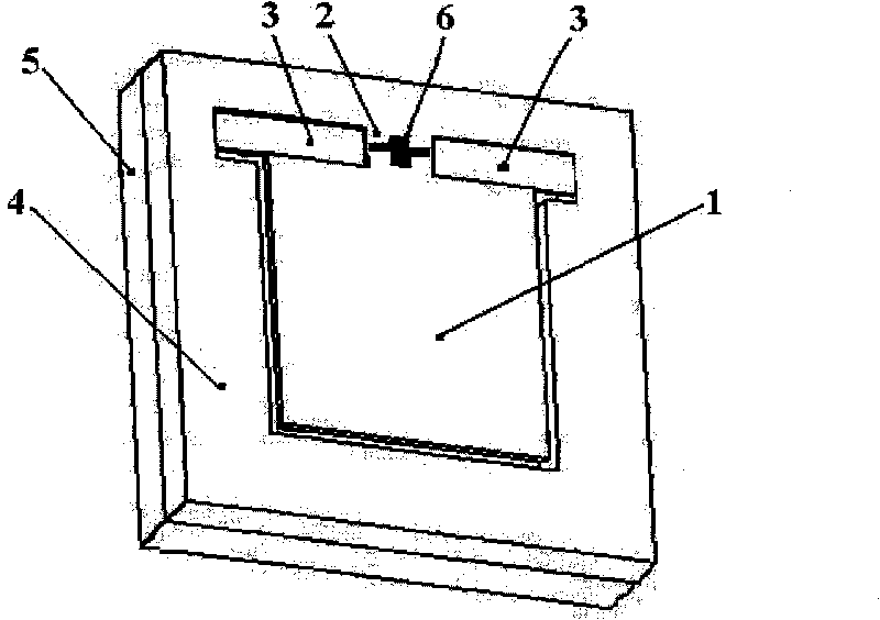 Silicon micro-acceleration sensor chip