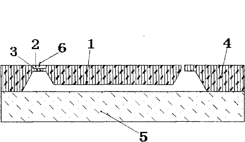 Silicon micro-acceleration sensor chip