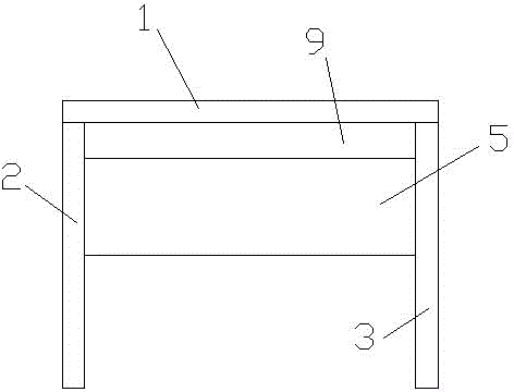 Computer table for motor home