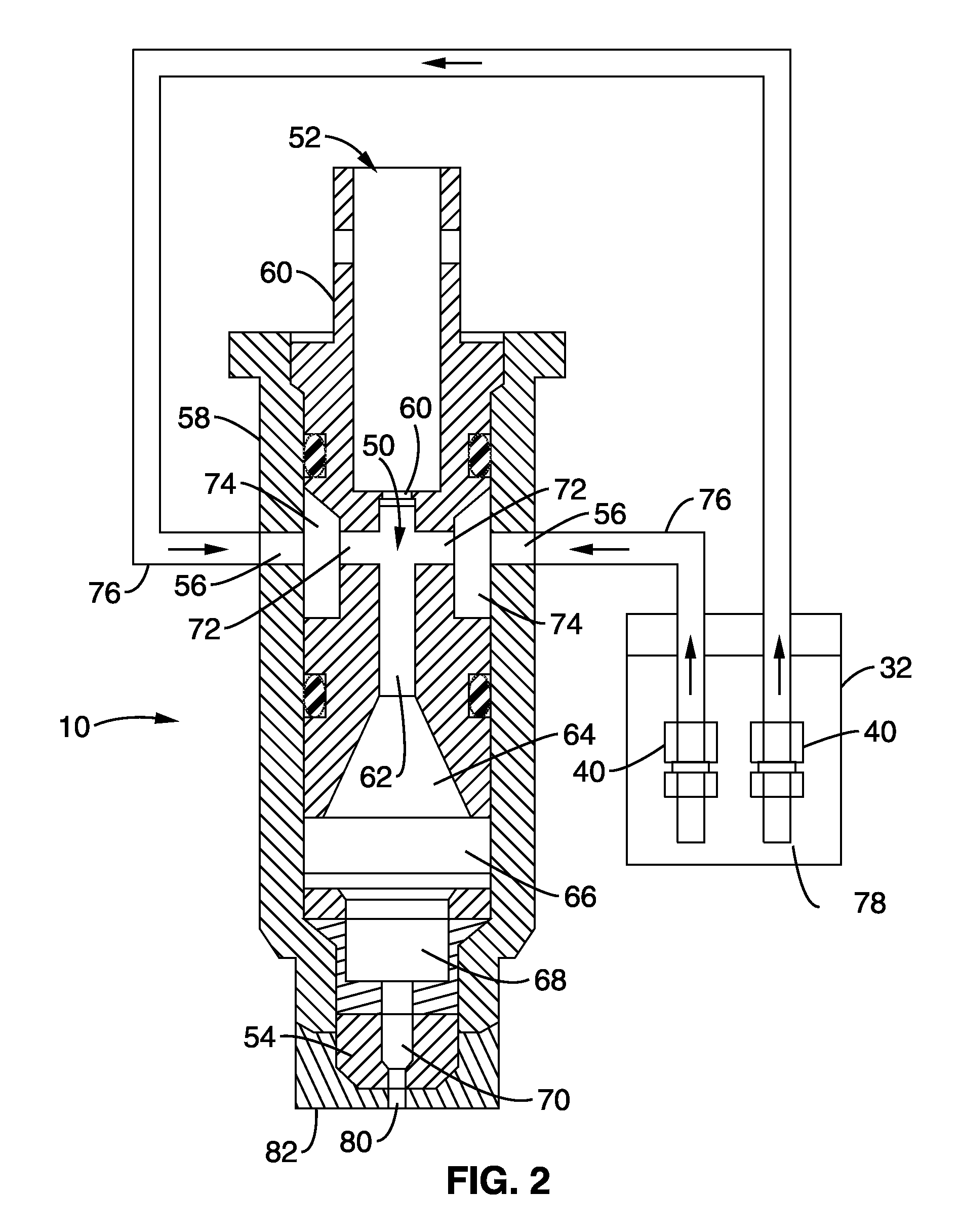 System and method for at-nozzle injection of agrochemicals