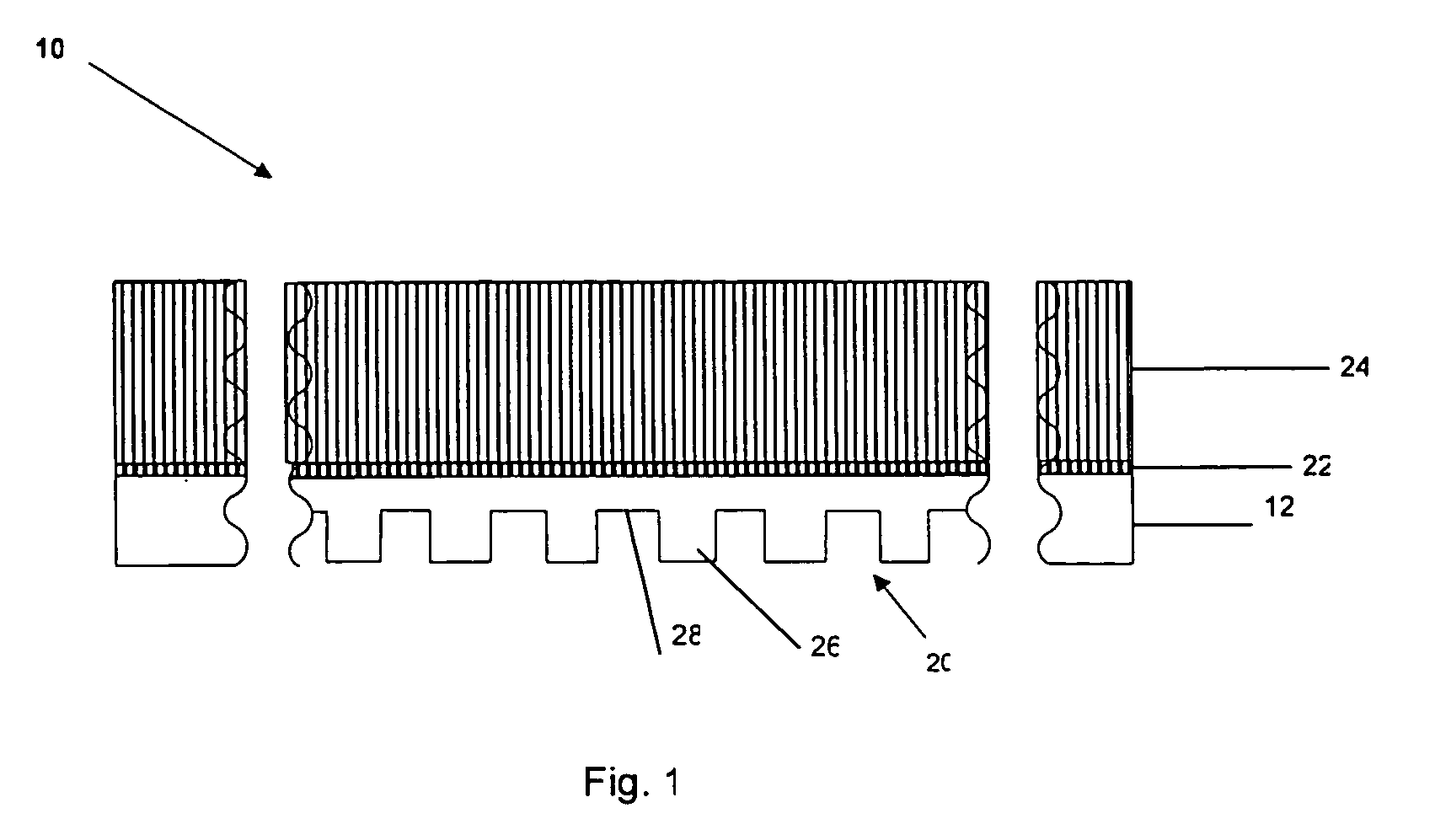 Compliant hard template for UV imprinting