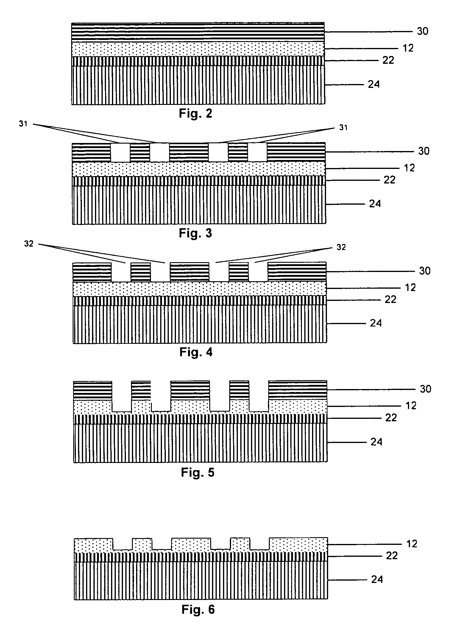 Compliant hard template for UV imprinting