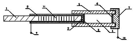 Voltage sensor and probe based on liquid crystal and optical fiber technology